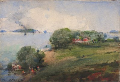Uitzicht op de Potomac door William Henry Holmes