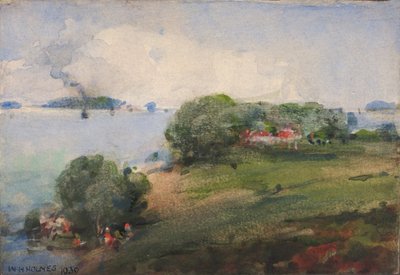 Uitzicht op de Potomac door William Henry Holmes