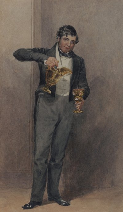 Butler, ca. 1827 door William Henry Hunt