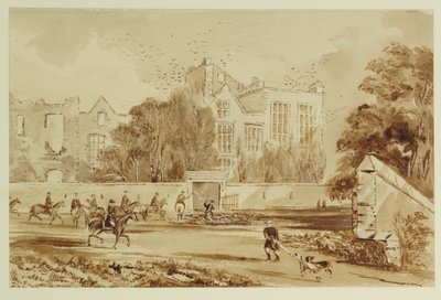 Hardwick Old Hall door William Henry Hunt