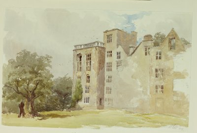 Hardwick Old Hall door William Henry Hunt