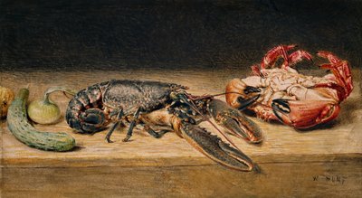 Kreeft, Krab en Komkommer, 1827 door William Henry Hunt