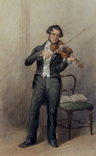 Lid van het orkest van de 6e hertog van Devonshire door William Henry Hunt