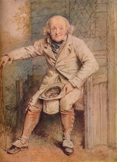 Portret van de kunstenaar, 19e eeuw door William Henry Hunt