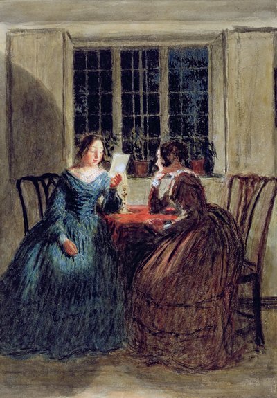 Scène bij kaarslicht door William Henry Hunt