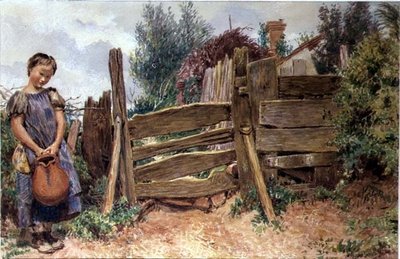 De gebroken kruik door William Henry Hunt