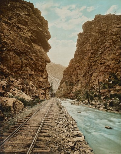 Clear Creek Canyon, Colorado, c.1899 door William Henry Jackson