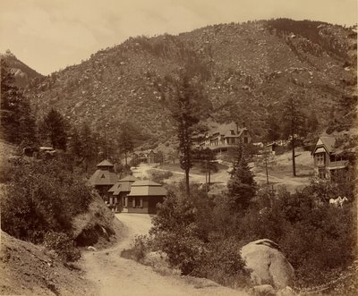 Hotel Iron Springs, Manitou door William Henry Jackson