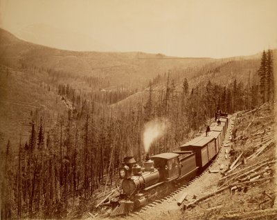 Marshall Pass, Westzijde door William Henry Jackson