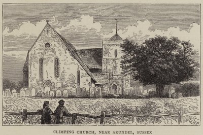 Climping Kerk, nabij Arundel, Sussex door William Henry James Boot