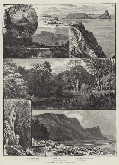 Rambling Schetsen, Gower, Zuid-Wales door William Henry James Boot