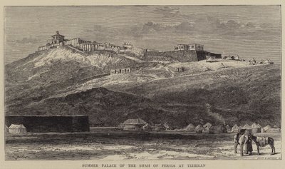 Zomerpaleis van de sjah van Perzië in Teheran door William Henry James Boot