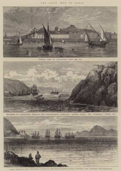De Burgeroorlog in Spanje door William Henry James Boot