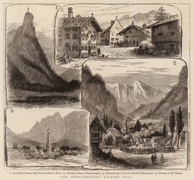 Het Oberammergau Passiespel door William Henry James Boot