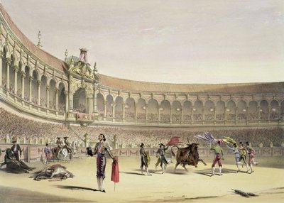 Het Plaza van Sevilla, 1865 door William Henry Lake Price