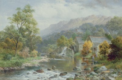 Naderende herfst op de Arran, Dolgelly door William Henry Mander