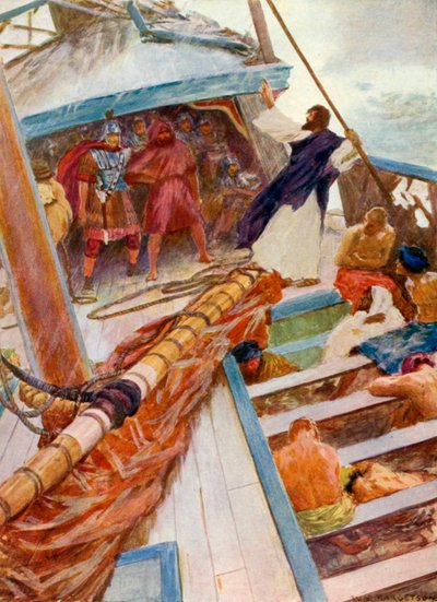 Paul schipbreuk door William Henry Margetson