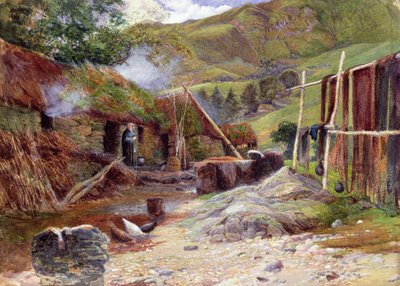 Netten drogen door William Henry Millais