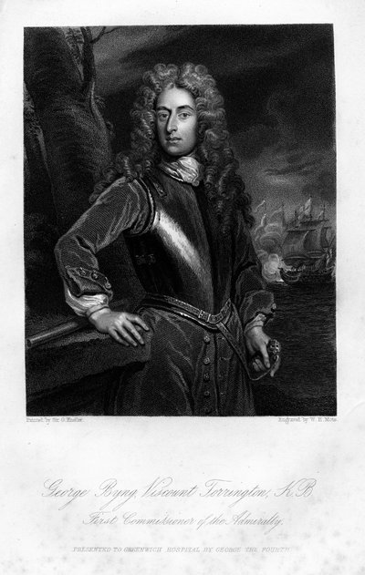 George Byng, Burggraaf Torrington, 1837 door William Henry Mote