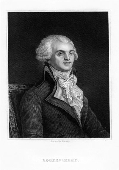 Maximilien Robespierre, een van de leiders van de Franse Revolutie door William Henry Mote