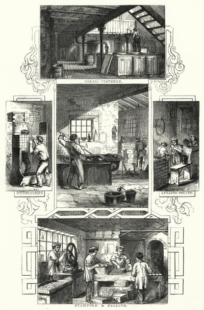Zeepfabricage door William Henry Pike