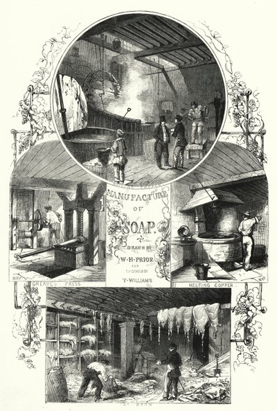 Zeepfabricage door William Henry Pike
