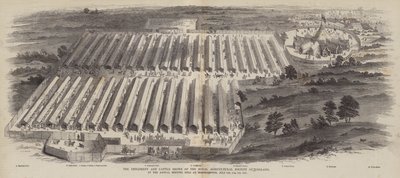 De werktuig- en veeshows van de Royal Agricultural Society of England, op de jaarlijkse bijeenkomst gehouden in Northampton, 20, 21, 22 juli 1847 door William Henry Pike