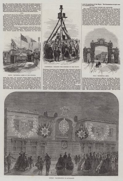 Huwelijk van de Prins van Wales en Alexandra van Denemarken door William Henry Pike