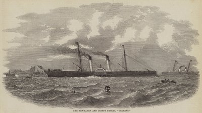 De Newhaven en Dieppe Packet, Orleans door William Henry Prior