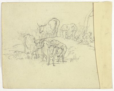 Vee (recto); De charlatan (verso) door William Henry Pyne