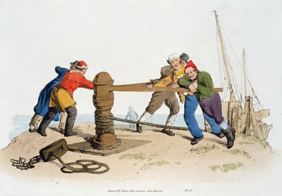 Vissers bij een Lier, uit 
