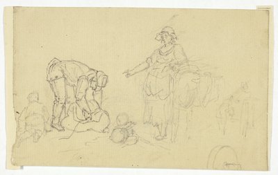 Boeren met Lastdier door William Henry Pyne