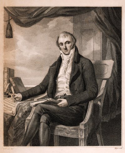 Portret van pianist en componist Joseph Wölfl 1773-1812, 1811 door William Henry Pyne