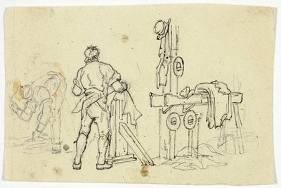 Twee arbeiders door William Henry Pyne