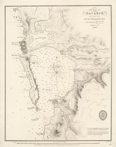 Baai van Navarino door William Henry Smyth