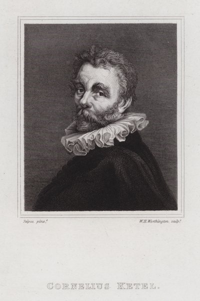 Cornelis Ketel, Nederlandse maniëristische schilder door William Henry Worthington