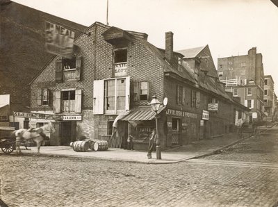 Race Street Wharf, Delaware Avenue bij Race Street, 1867 door William Herman Rau
