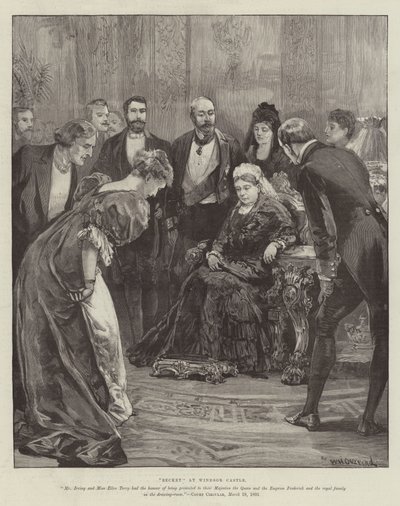 Becket, in Windsor Castle door William Heysham Overend