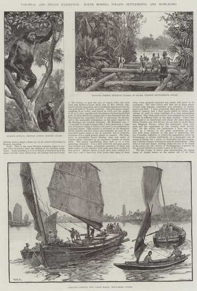Koloniale en Indiase Tentoonstelling, Noord-Borneo, Straits Settlements, en Hong-Kong door William Heysham Overend