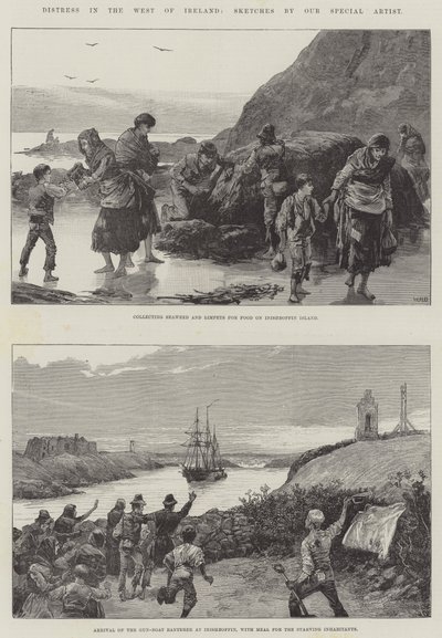 Nood in het westen van Ierland door William Heysham Overend