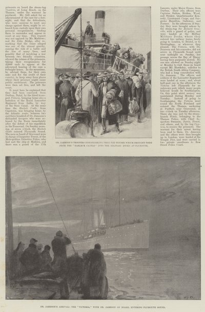 Dr Jameson in Londen door William Heysham Overend