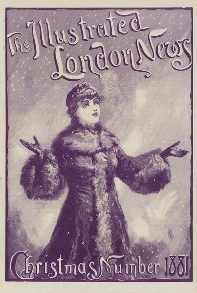 Vooromslag van het kerstnummer 1881 door William Heysham Overend