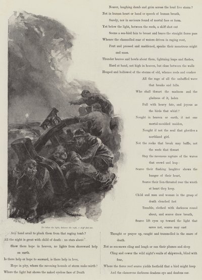 Grace Darling, door A C Swinburne door William Heysham Overend