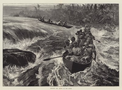 De stroomversnellingen op de Congo door William Heysham Overend