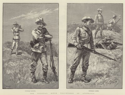 De Koloniale Geweer Vrijwilligers van Australië door William Heysham Overend