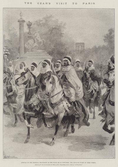 Het Bezoek van de Tsaar aan Parijs door William Heysham Overend