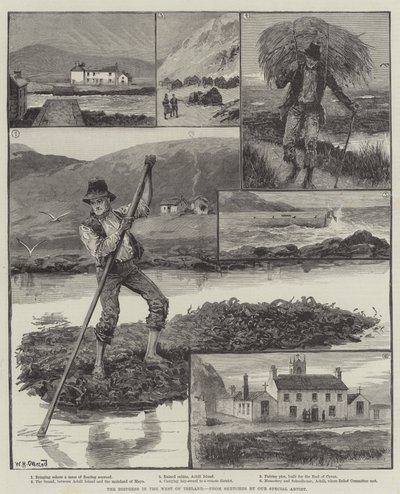De nood in het westen van Ierland door William Heysham Overend