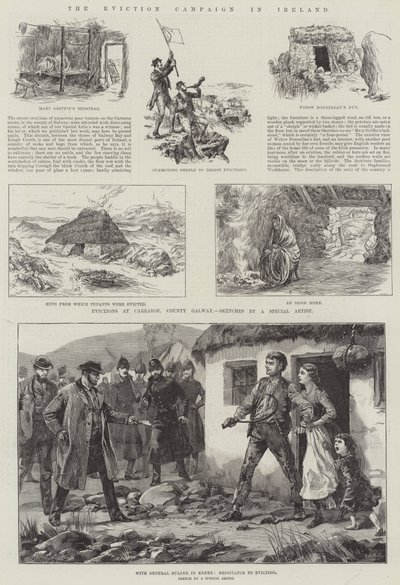 De uitzettingscampagne in Ierland door William Heysham Overend