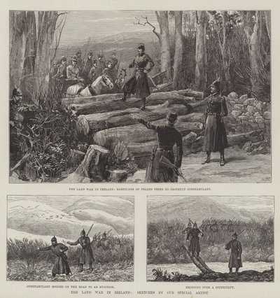 De Landoorlog in Ierland door William Heysham Overend