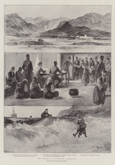 De verlichting van noodlijdende Armeniërs door William Heysham Overend